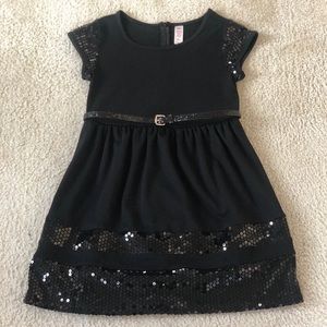 Justice Girls Black Dress